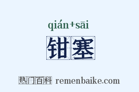 钳塞是什么意思的图片
